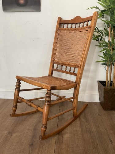 Antique victorian beech cane - victorian,