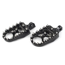 Black Wide Fat Foot Pegs MX