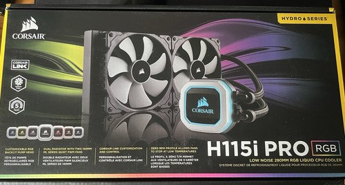 Corsair h115i pro rgb 280mm - corsair,