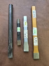 Vintage Collection Of Cold Chisels Teng Tools Eclipse Habero Etc 3new 1 Used 