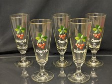 Vintage Cherry B Glasses – 1950s–70s Retro Barware Elegance