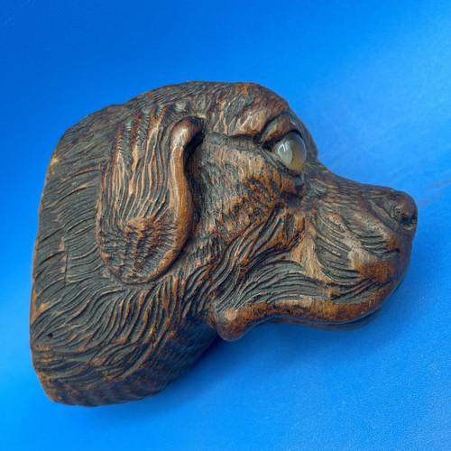 Black forest wood carved - black,