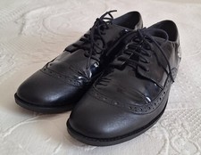 Armani Jeans Women's Shoes Size 38/UK 5 Black Leather