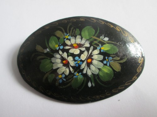 Vintage floral brooch russian - vintage,