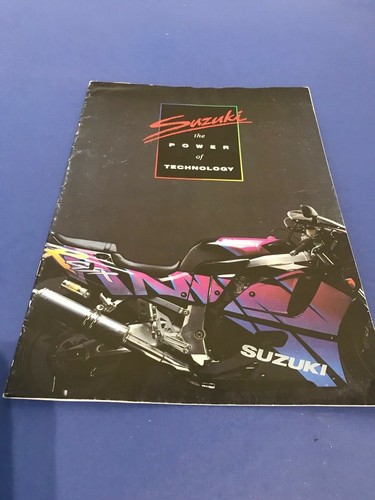1991 suzuki sales brochure rgv - sales,