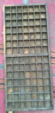 Letterpress Type Case Vintage Print Tray Wood Printers Curios Display 83x36x5cm