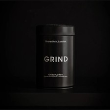 Grind London Black Coffee Tin