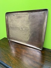 Antique Copper Tray Stamped