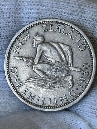 New zealand1 shilling - new,
