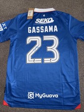 SIGNED OFFICIAL RANGERS SHIRT DJEDI GASSAMA 25/26  