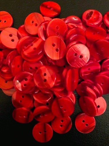 Dome pearl buttons 24l - buttons,