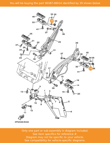 Yamaha collar 90387 - yamaha, 90387-06014