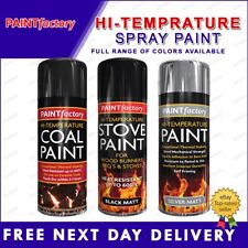 Spray Paint High Temperature Extremely Heat Resistant Stove Black Coal Silver-3H