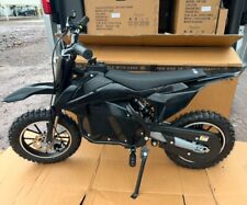 ROCKET 80R 800W 36V KIDS ELECTRIC DIRT BIKE SCRAMBLER BALANCE MOTORBIKE - BLACK