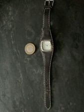Fossil F2 Ladies Watch, Not Working, with Black Leather Strap