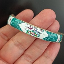 Persian enamel bangle dark - persian,
