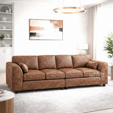 Oakley 4 Seater Sofa Tan