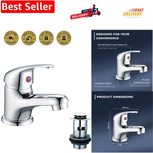 Chrome basin sink monobloc - basin,
