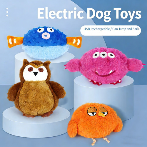 Active moving pet plush toy - moving,