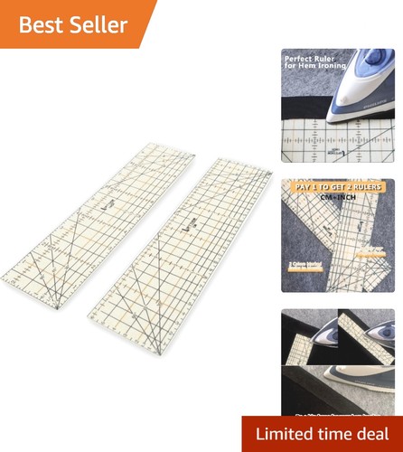 2pcs hot hem ruler set - hem,