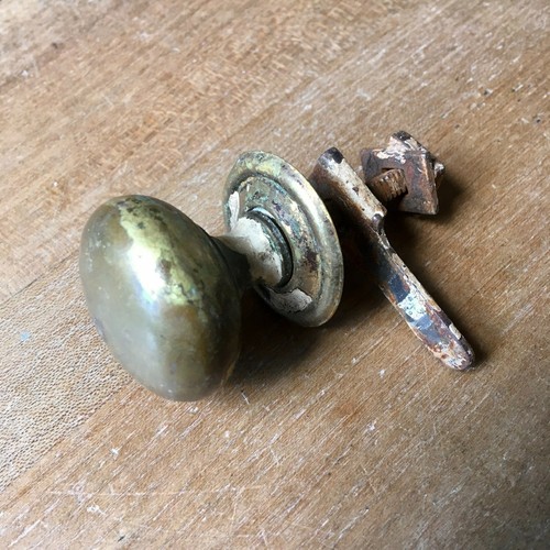 Antique cupboard door knob - antique,