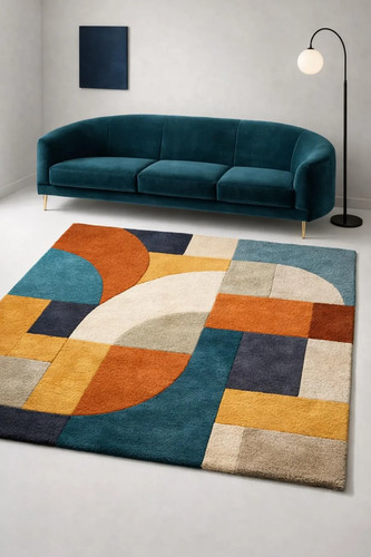 Bauhaus hand tufted - tufted, rug