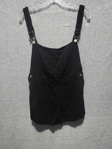 Shein black denium overall - shein,