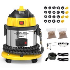 Mobile Walnut Sand Blasting Engine Intake Exhaust Valve Carbon Cleaning Gun Incl