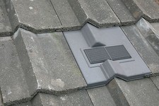Roof tile vent - tile,