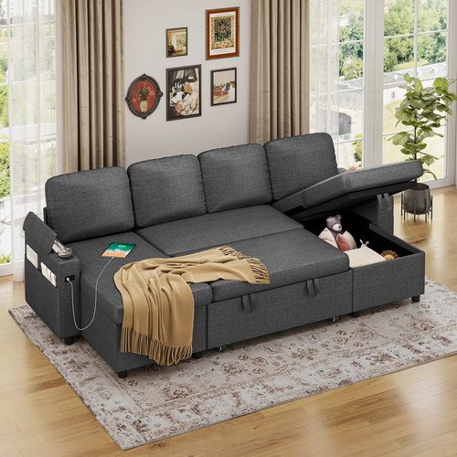 Corner sofa bed - sofa, bed,