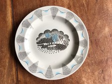 Wedgwood Etruria Ravilious Travel Pattern Side Plate 17.5cm Snow 1950’s