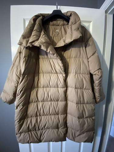 Coat padded duck down - m,