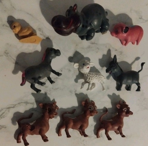 Job lot vintage plastic animal - vintage,