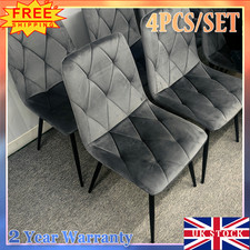 4PCS Dining Chairs Set Velvet