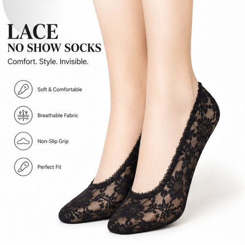 Ladies girls invisible socks - ladies/girls,