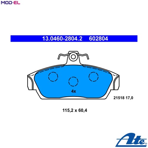 Brake pad set disc - brake,