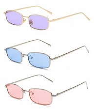 Retro Square Metal Tinted