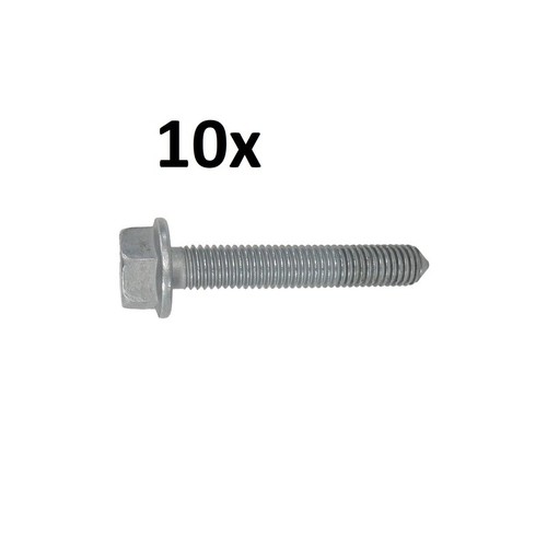 10xhex collar bolt m10x60 - bolt,