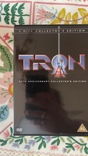 TRON DVD 20TH ANNIVERSARY 2 DISC COLLECTORS EDITION jeff bridges rare