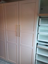 IKEA Double Wardrobe With Hanging Rail