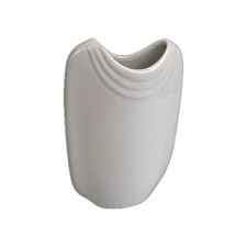 AK Kaiser West Germany White Porcelain Vase 4" 