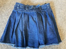 Girls Short Denim Skirt by