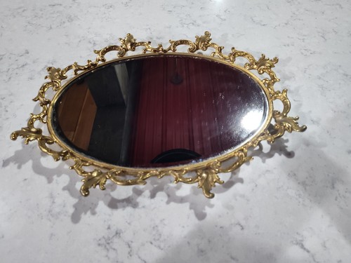 Antique rococo oval - gold, gilt