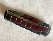 Metal 'Slinky' style BRACELET, artisanal, lovely weight, elasticated