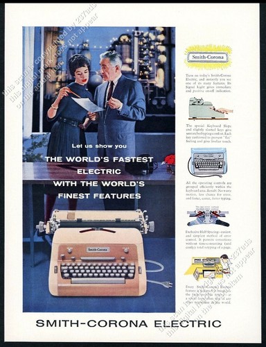 1958 smith corona electric - corona,