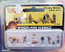 N Gauge Figures - Woodland Scenics Masonry Workers