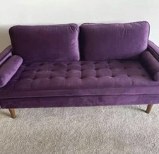 Brand New Purple Couch Velvet