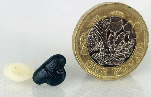 Safety nose cat teddy 13mm - safety,