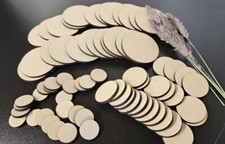 Wooden Blank Circle Disk Shape Craft Wood Disc Round  Embellishments Decoration