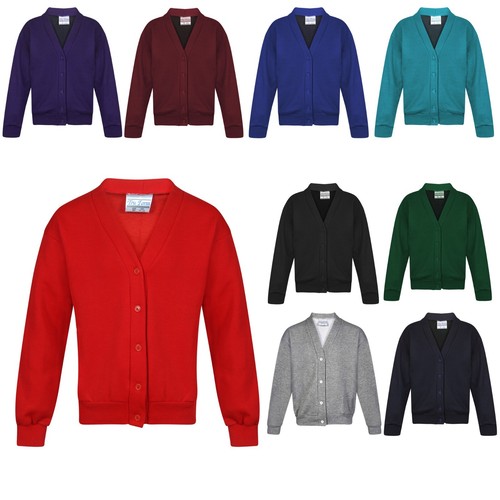 Girls school fleece cardigan - fleece,